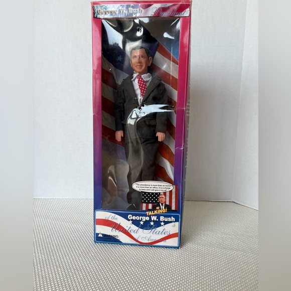 George W Bush Presidential 12” Talking Action Figure Collectible new in box - Picture 1 of 6